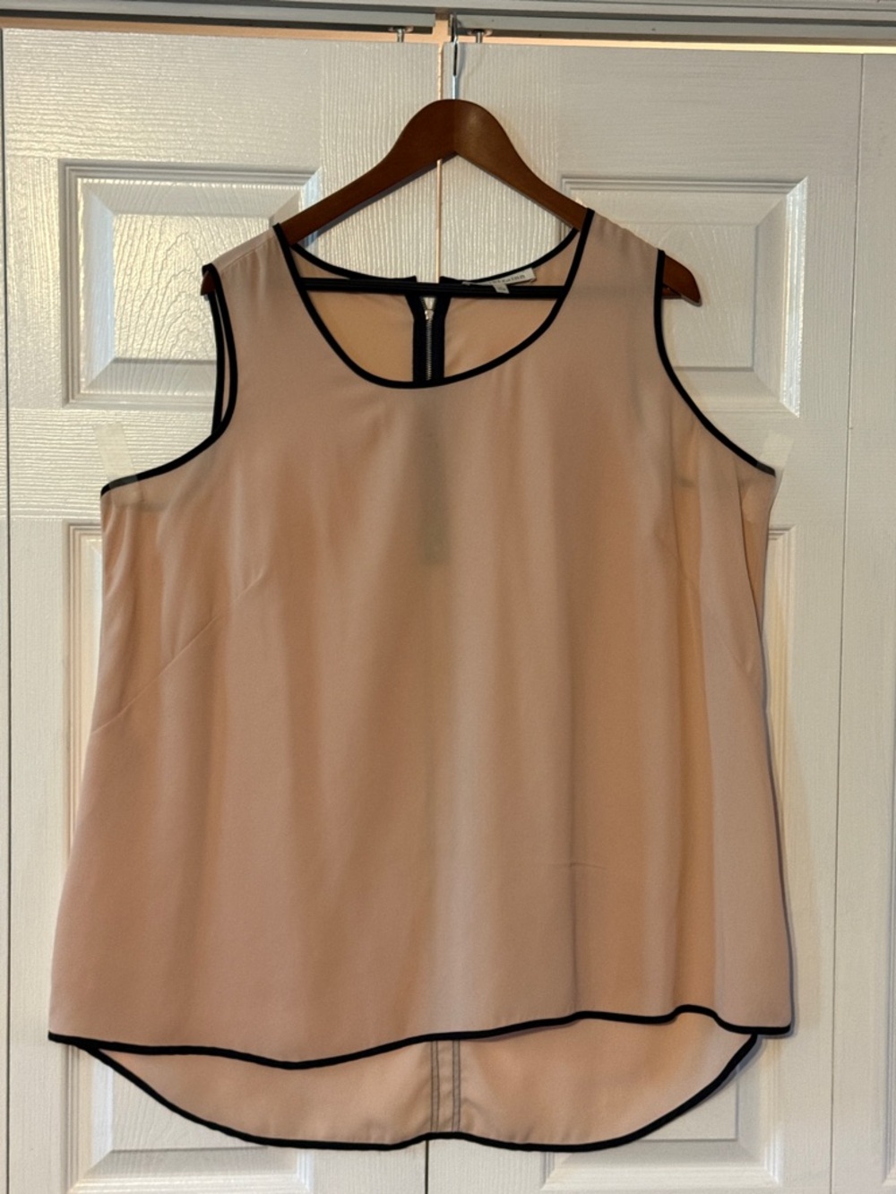 Daniel Rainn Blush Camisole with Black Trim